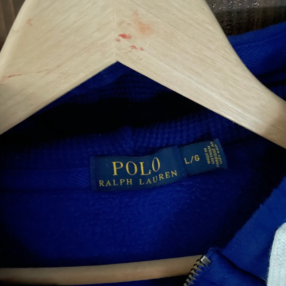 Mens Large Polo Sweatshirt